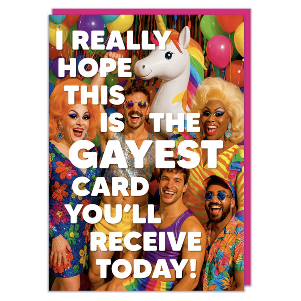 DM THE GAYEST CARD TODAY CARD