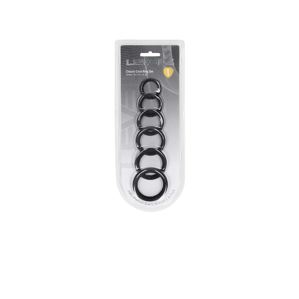 LEVELZ BY SHOTS - SILICONE COCKRING SET 6 PICES