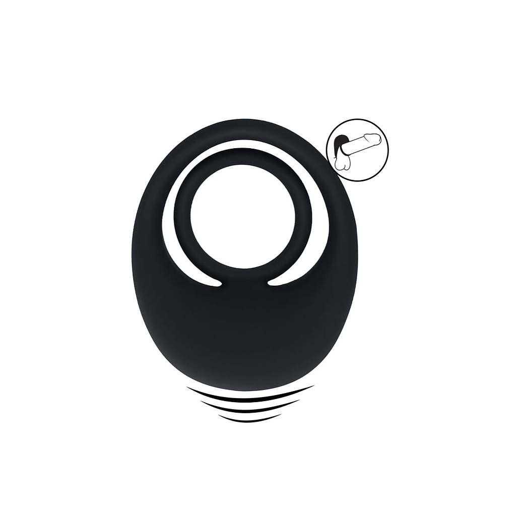 LEVELZ - VIBRATING LIQUID SILICONE COCK AND BALL RING