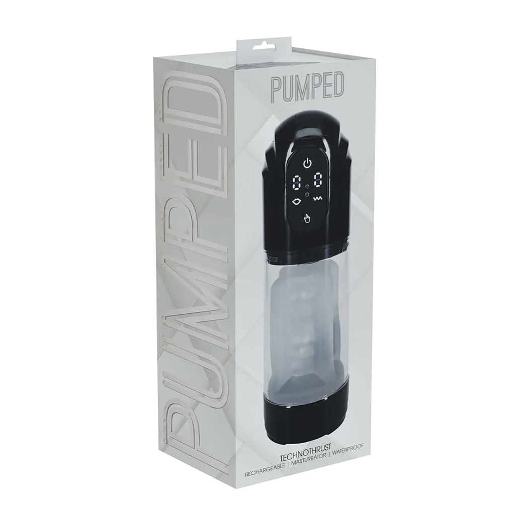 PUMP TECHNO THRUST AUTOMATIC WATERPROOF MASTURBATOR PUMP