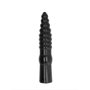 ALL BLACK AB20 RIBBED DILDO 33cm
