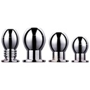 GAYT*GEAR ANAL PLUG HOLLOW SMOOTH AND RIBBED