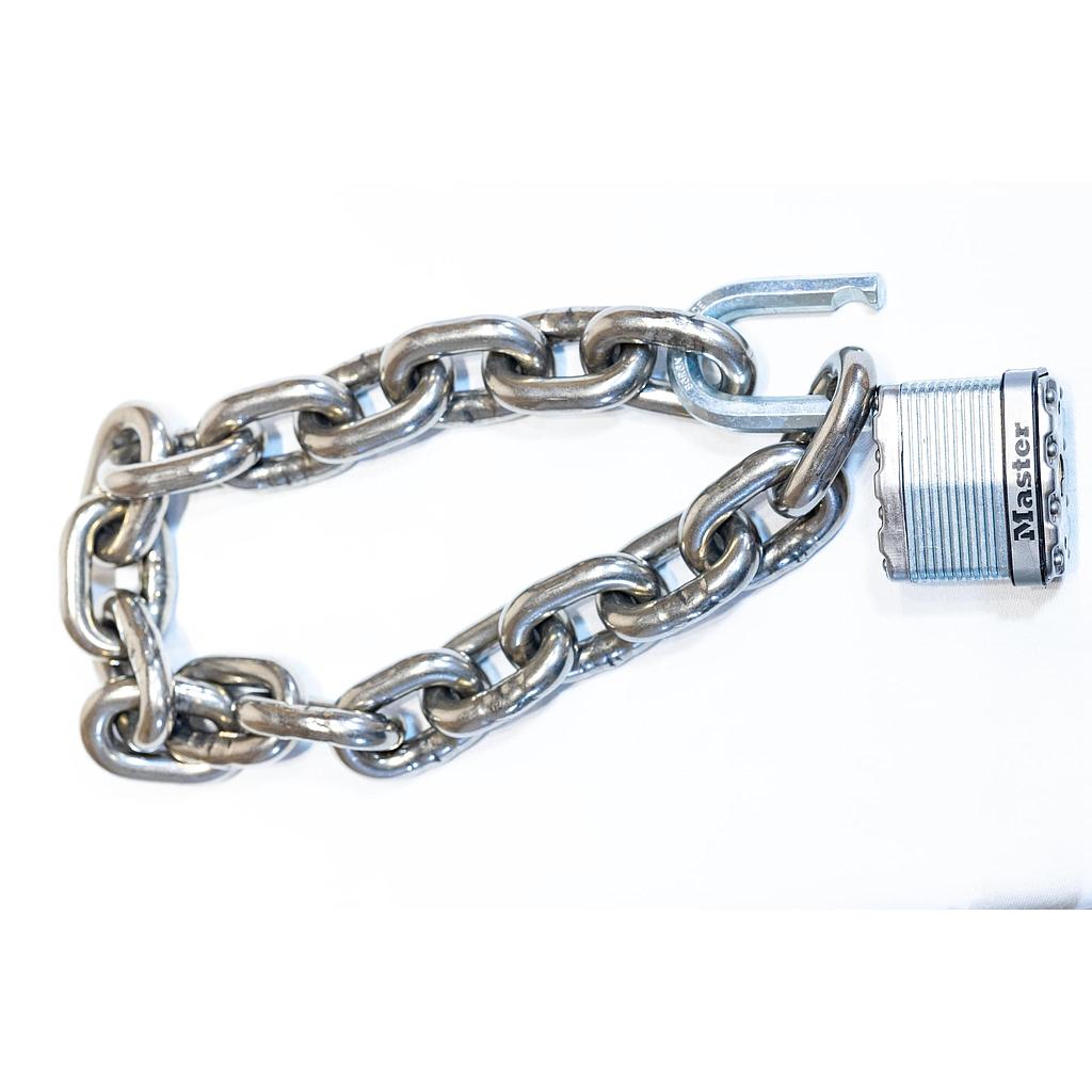 GAYT*GEAR CHAIN 50CM (10MM CHAIN 50MM LOCK)