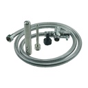 GAYT*GEAR SHOWER ENEMA FULL SET W/ 2 SHOWER HEADS, FLOW VALVE & HOSE