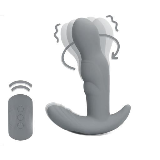 [LOVE130GRY] LOVELINE ROTATING PROSTATE STIMULATOR W/ REMOTE