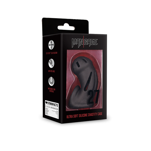 MANCAGE CHASTITY ULTRA SOFT SILICONE CAGE MODEL 27/28