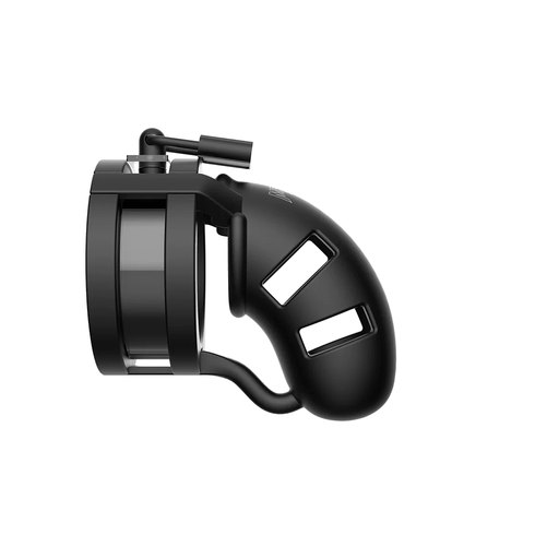 [MCG018BLK] MANCAGE CHASTITY W/ BALL SPLITTER MODEL 18