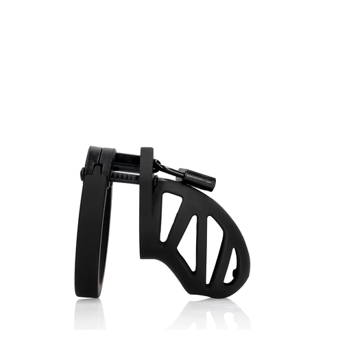 [MCG023BLK] MANCAGE CHASTITY W/ BALL SPLITTER MODEL 23