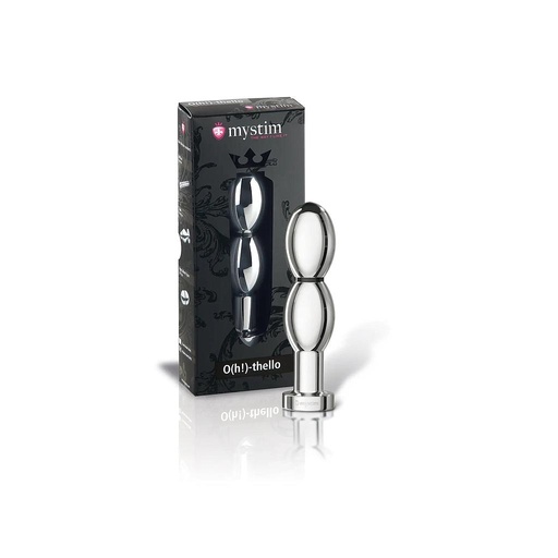 [E21115] Mystim Oh-thello E Stim Metal Dildo