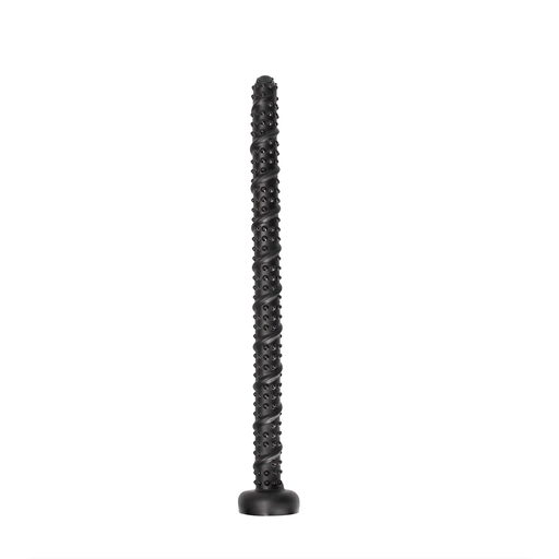 [OU657BLK] OUCH ASS TEXURED SNAKE DILDO