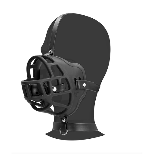 [OU1027BLK] OUCH MUZZLE W/ BALL GAG