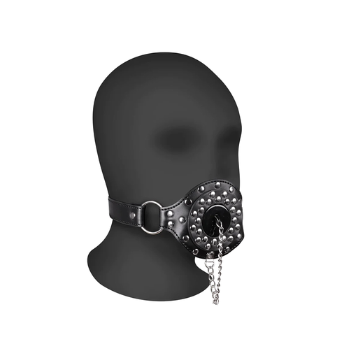 [OU876BLK] OUCH OPEN MOUTH GAG W/ STOPPER