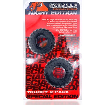 [E32809] OXBALLS TRUCKT COCKRING SPECIAL EDITION NIGHT 2 PCS