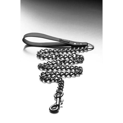 [TF2775] XR BRANDS TOM OF FINLAND GUN METAL BELT LEASH