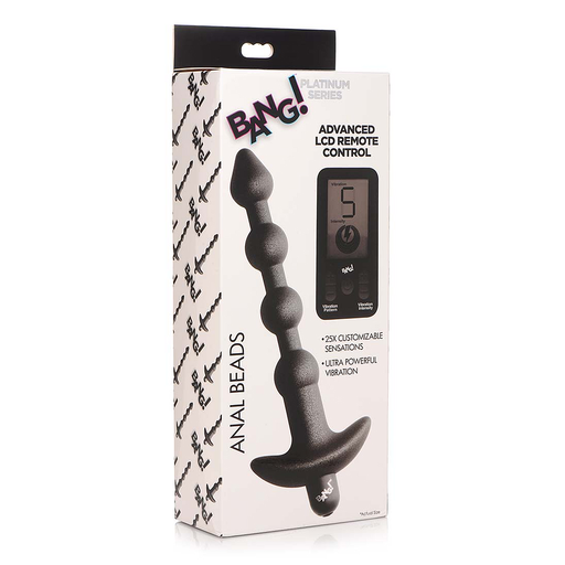 [AG898] XR VIBRATING SILICONE ANAL BEADS W/ REMOTE 25 SPEED