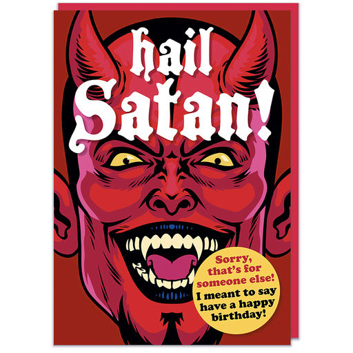 [RAN 175] DM HAIL SATAN B-DAY CARD