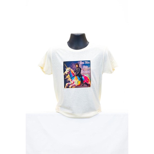 GAYT*GEAR T-SHIRT REAL MEN RIDE UNICORNS