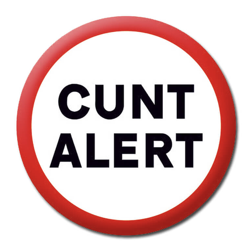 [DMD 352] DM CUNT ALERT BADGE