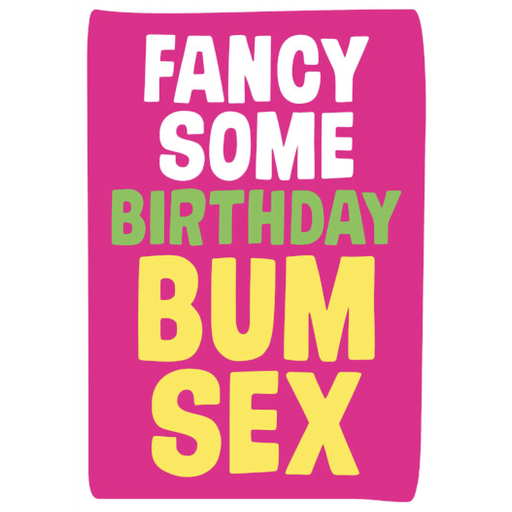 [GUM 15] DM FANCY SOME BIRTHDAY BUM SEX? BIRTHDAY CARD