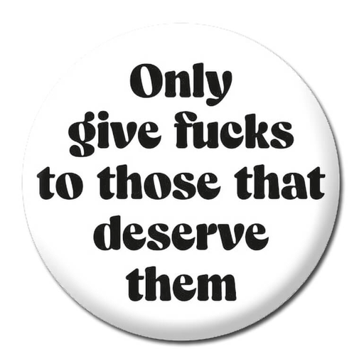 [DMD 346] DM ONLY GIVE FUCKS BADGE