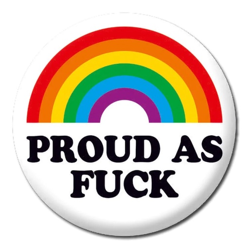 [DMD 301] DM PROUD AS FUCK LGBTQ BADGE 