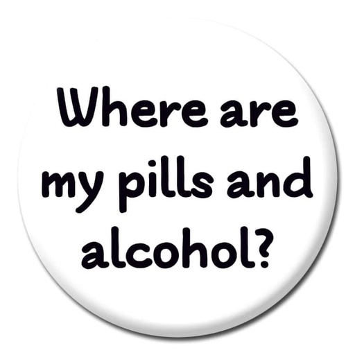 [DMD 165] DM WHERE ARE MY PILLS BADGE