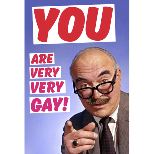 [P0011073] DM YOU ARE VERY VERY GAY CARD