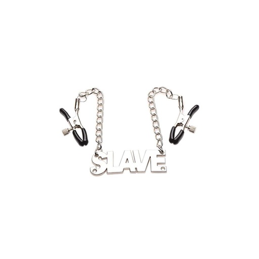 [AG930] ENSLAVED SLAVE CHAIN NIPPLE CLAMPS
