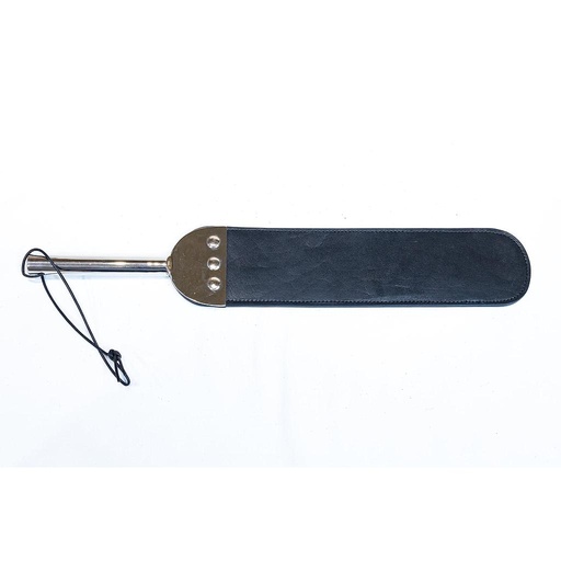 [PD-5010] GAYT*GEAR LEATHER PADDLE W/ STAINLESS HANDLE