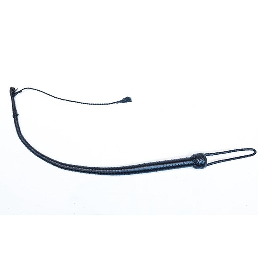 [HN-3002-Black] GAYT*GEAR LEATHER WHIP SHORT 70cm