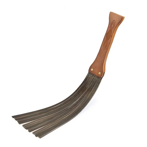[SW306] GAYT*GEAR LEATHER WHIP WITH WOODEN HANDLE