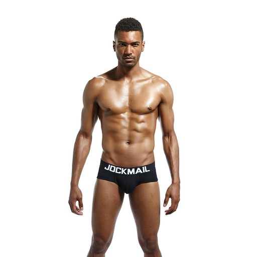 JOCKMAIL 303 SOLID COLOR COTTON TRIANGLE BRIEF